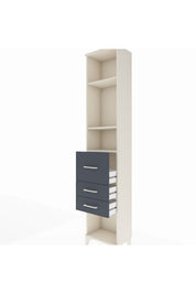 Arges Dolap 3 Raflı 3 Çekmeceli 44x30x221 - S28M144V2A
