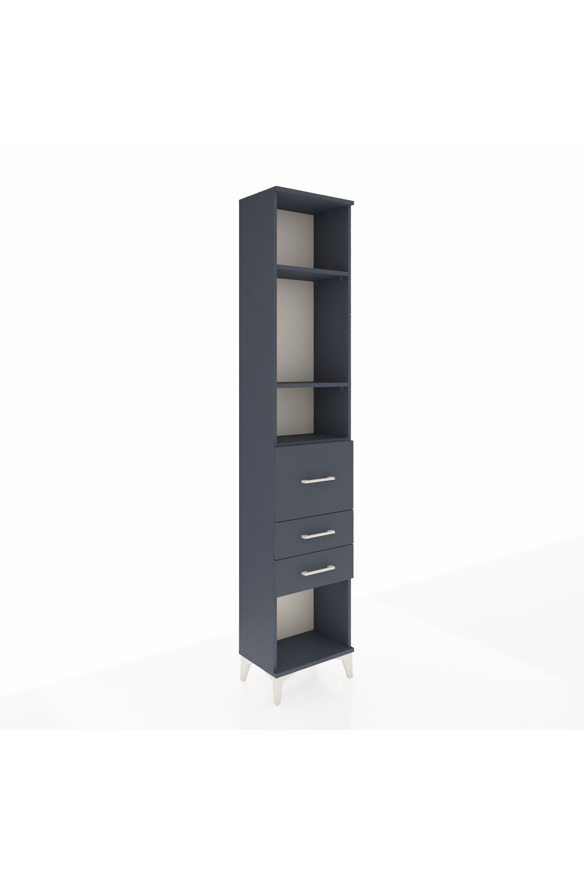 Arges Dolap 3 Raflı 3 Çekmeceli 44x30x221 - S28M144V5A
