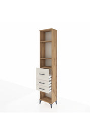 Arges Dolap 3 Raflı 3 Çekmeceli 44x30x221 - S28M144V7A