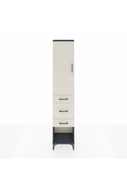 Arges Dolap 2 Raflı 3 Çekmeceli Tek Askılı 44x30x221 - S28M145V4A