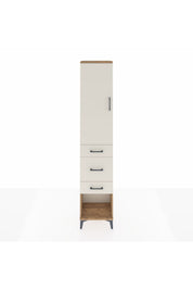 Arges Dolap 2 Raflı 3 Çekmeceli Tek Askılı 44x30x221 - S28M145V7A