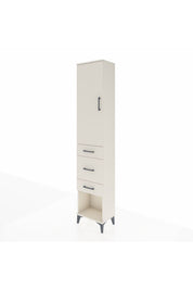 Arges Dolap 3 Raflı 3 Çekmeceli Tek Kapaklı 44x30x221 - S28M146V1A