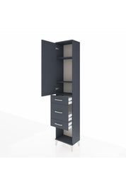Arges Dolap 3 Raflı 3 Çekmeceli Tek Kapaklı 44x30x221 - S28M146V5A