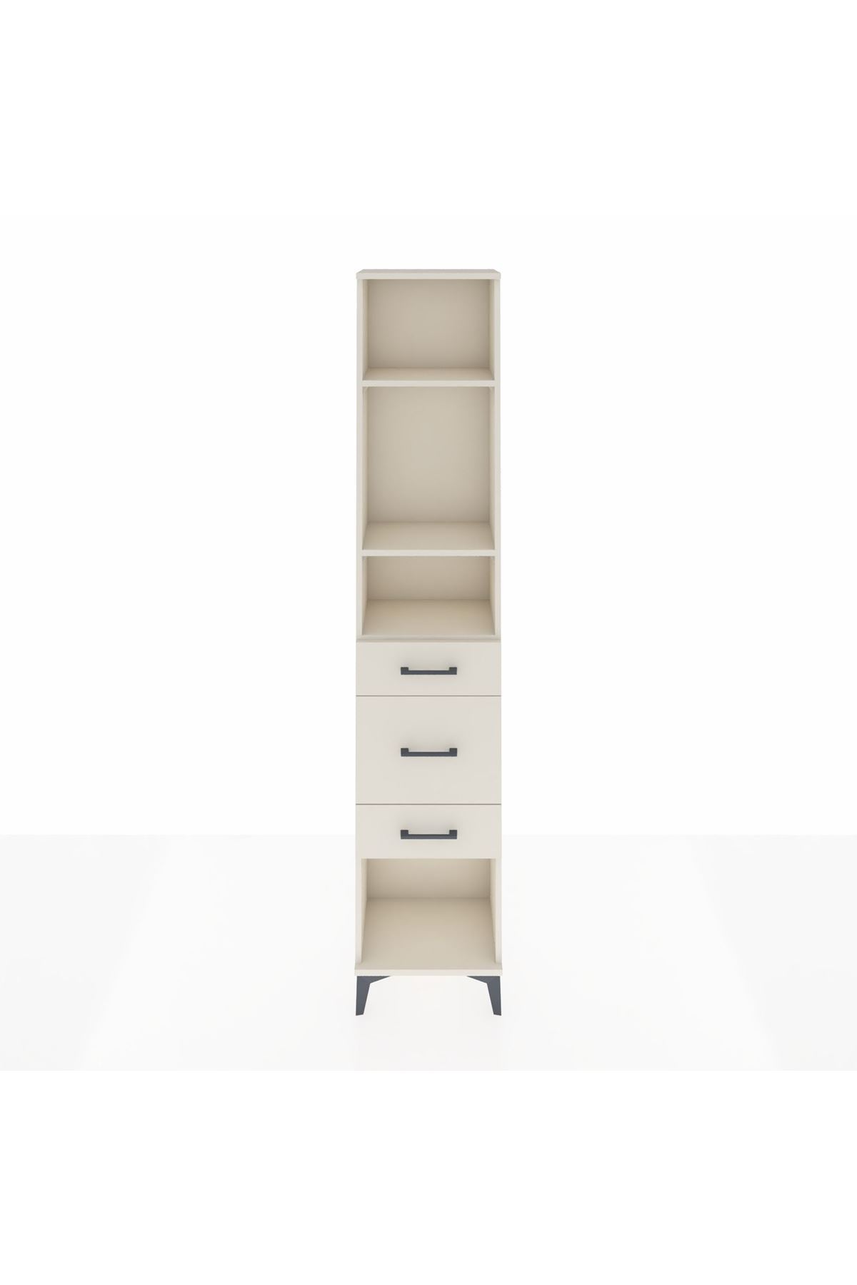 Arges Dolap 3 Raflı 3 Çekmeceli 44x30x221 - S28M147V1A