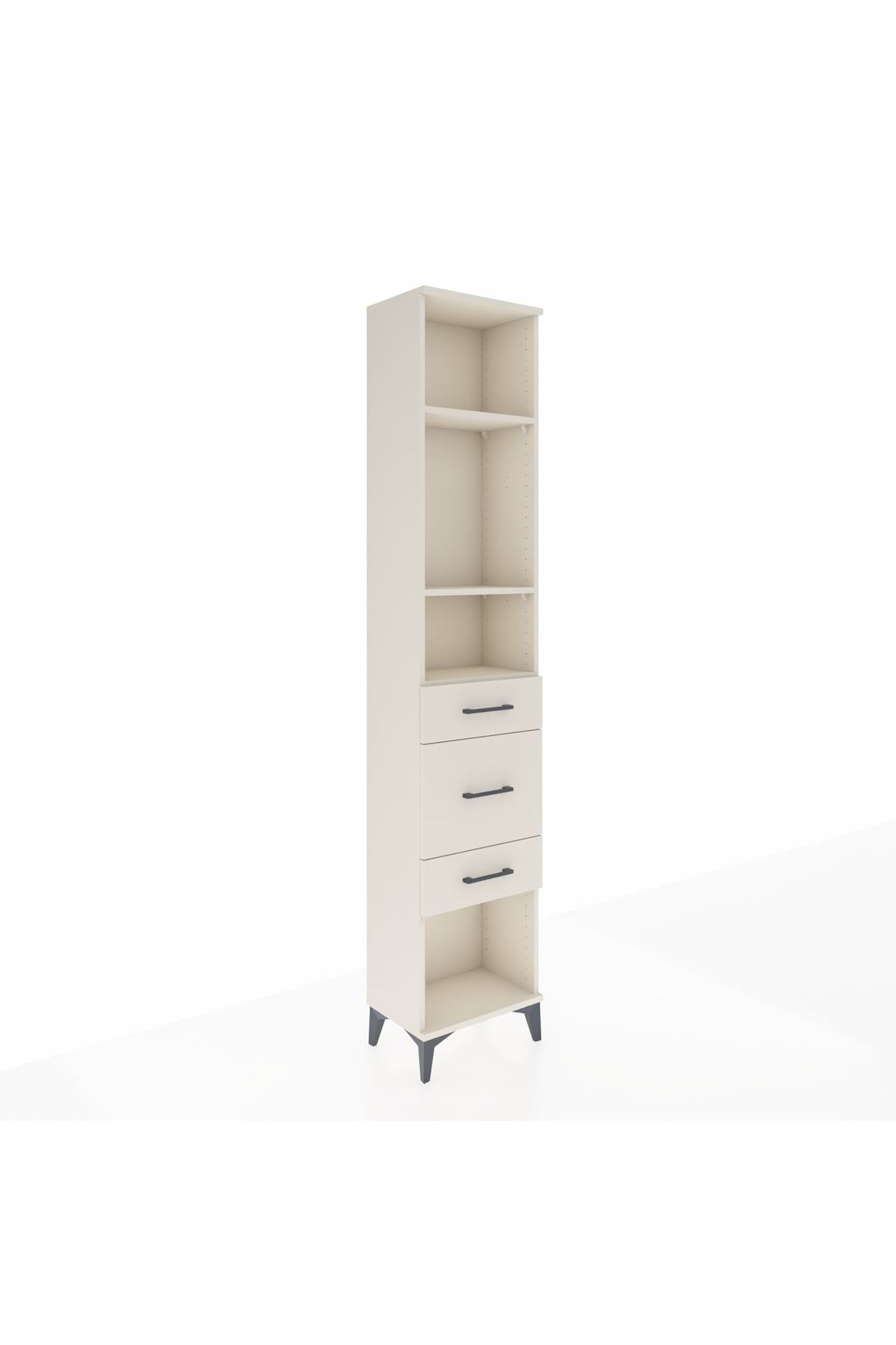 Arges Dolap 3 Raflı 3 Çekmeceli 44x30x221 - S28M147V1A