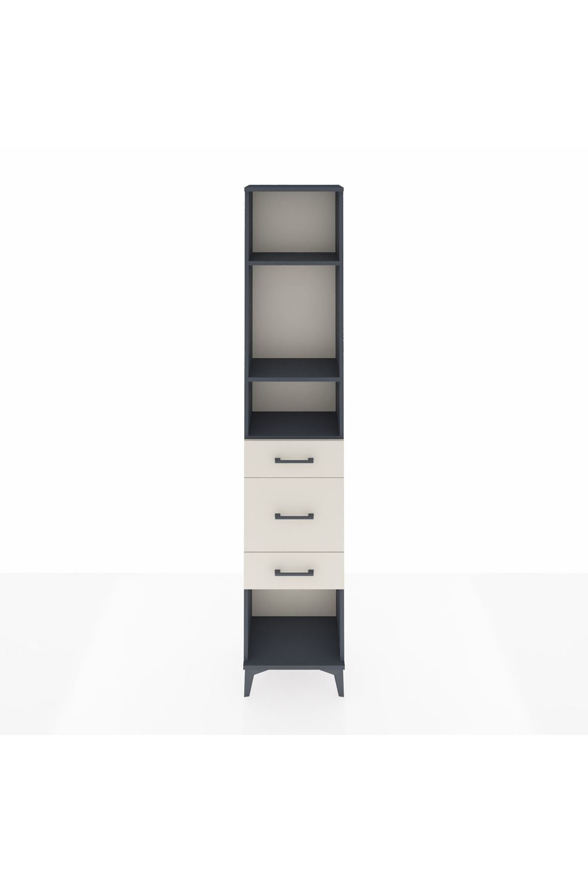 Arges Dolap 3 Raflı 3 Çekmeceli 44x30x221 - S28M147V4A