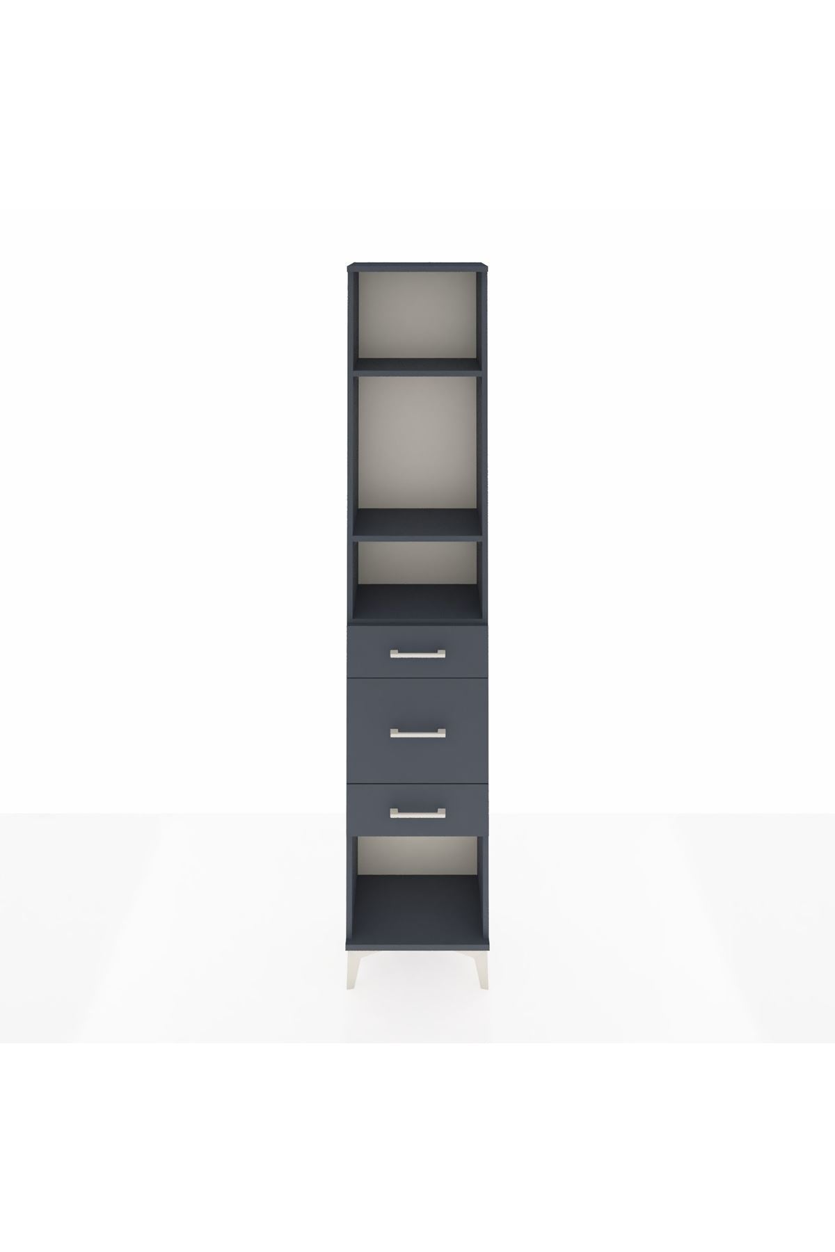 Arges Dolap 3 Raflı 3 Çekmeceli 44x30x221 - S28M147V5A