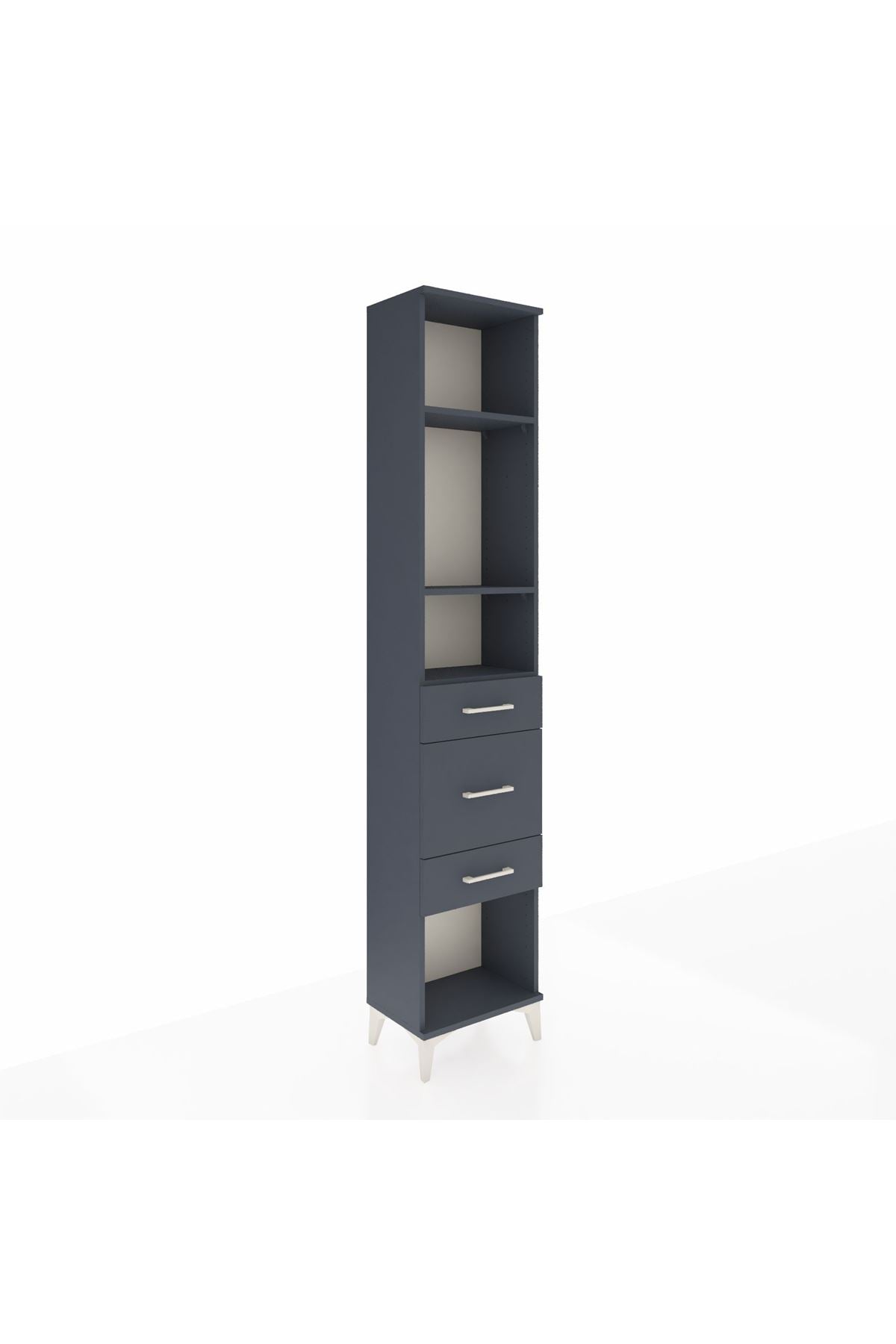 Arges Dolap 3 Raflı 3 Çekmeceli 44x30x221 - S28M147V5A