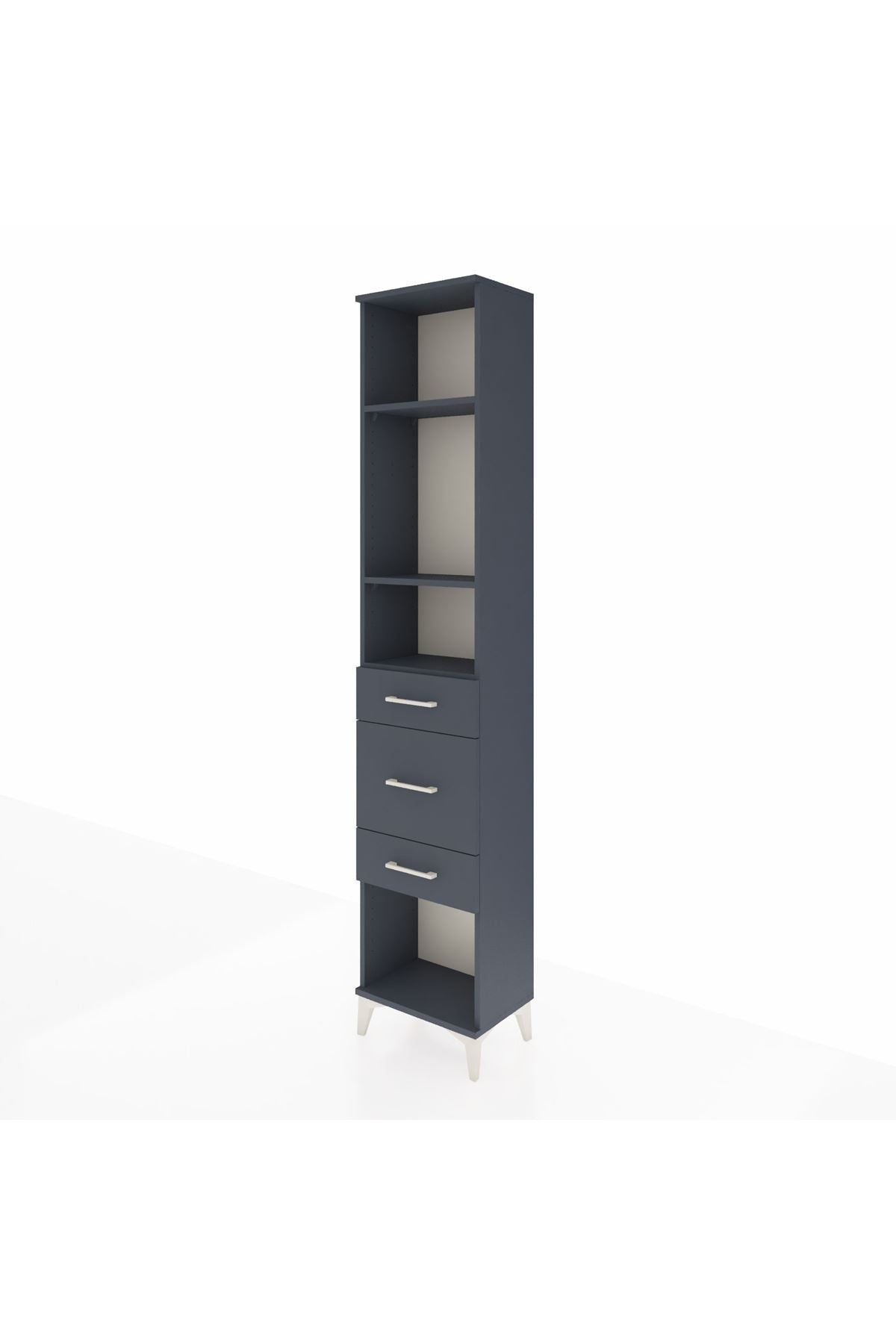 Arges Dolap 3 Raflı 3 Çekmeceli 44x30x221 - S28M147V5A
