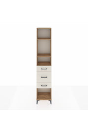 Arges Dolap 3 Raflı 3 Çekmeceli 44x30x221 - S28M147V7A