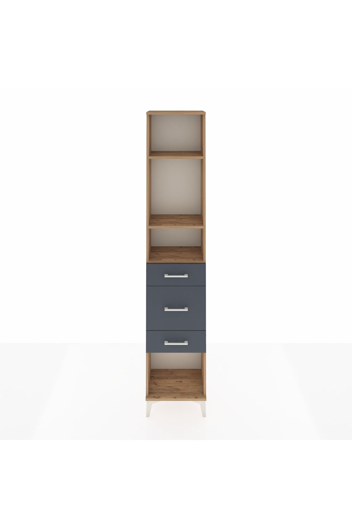 Arges Dolap 3 Raflı 3 Çekmeceli 44x30x221 - S28M147V8A