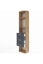 Arges Dolap 3 Raflı 3 Çekmeceli 44x30x221 - S28M147V8A