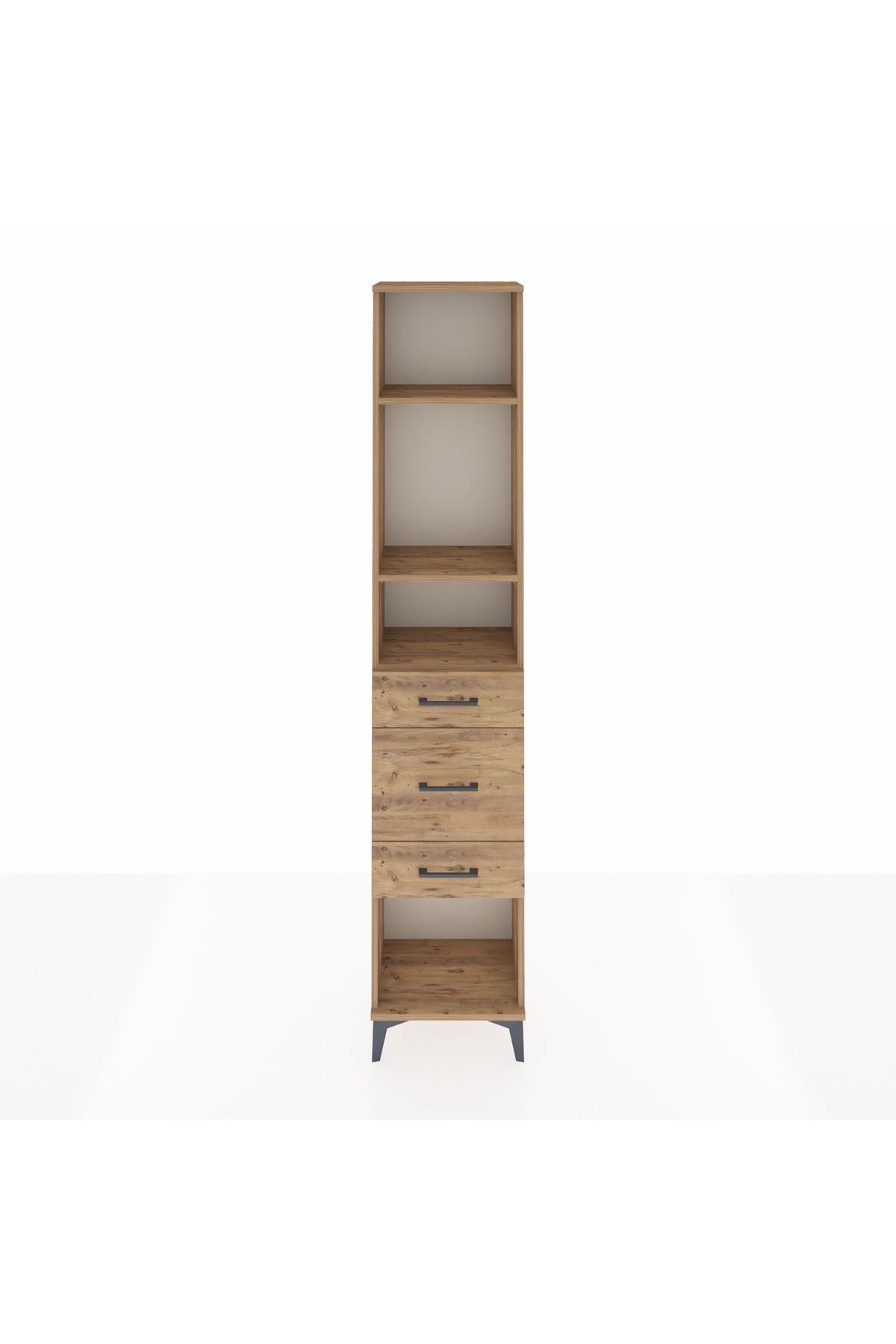 Arges Dolap 3 Raflı 3 Çekmeceli 44x30x221 - S28M147V9A