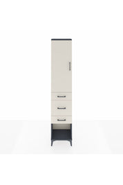 Arges Dolap 3 Raflı 3 Çekmeceli Tek Kapaklı 44x30x221 - S28M148V4A