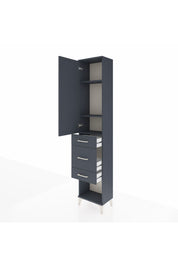 Arges Dolap 3 Raflı 3 Çekmeceli Tek Kapaklı 44x30x221 - S28M148V5A