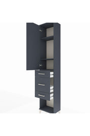 Arges Dolap 3 Raflı 3 Çekmeceli Tek Kapaklı 44x30x221 - S28M148V5A
