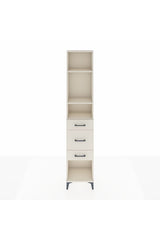 Arges Dolap 3 Raflı 3 Çekmeceli 44x30x221