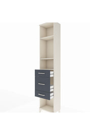 Arges Dolap 3 Raflı 3 Çekmeceli 44x30x221 - S28M149V2A