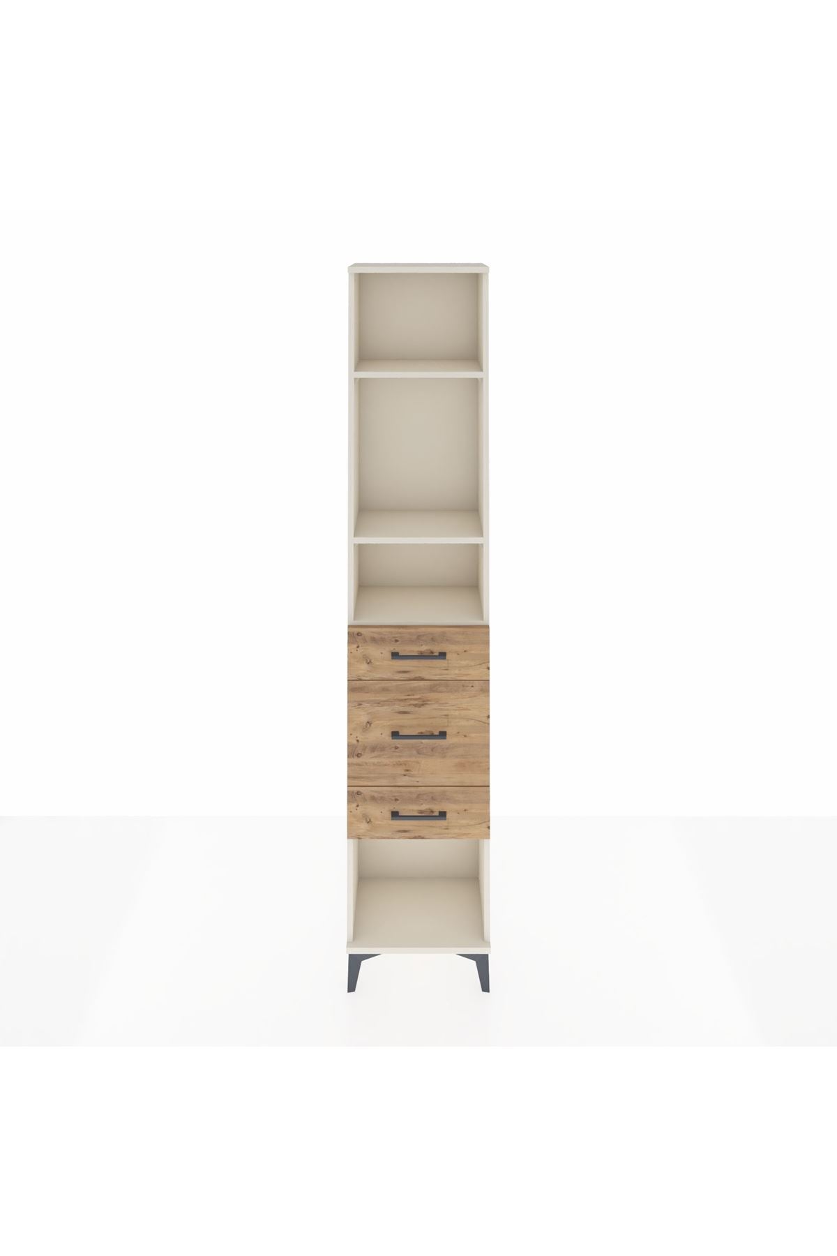 Arges Dolap 3 Raflı 3 Çekmeceli 44x30x221 - S28M149V3A