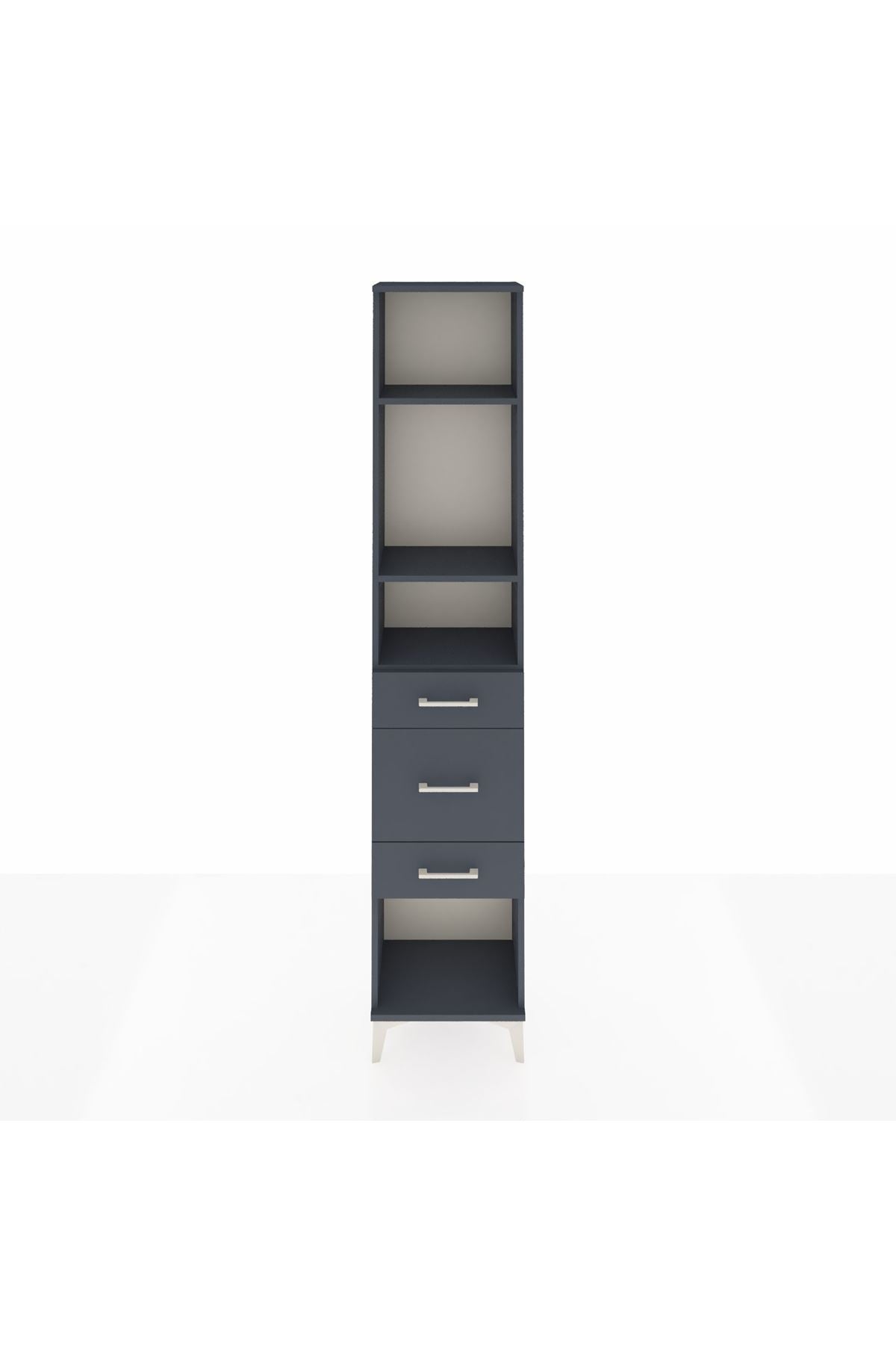 Arges Dolap 3 Raflı 3 Çekmeceli 44x30x221 - S28M149V5A