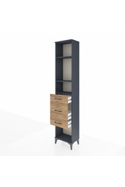 Arges Dolap 3 Raflı 3 Çekmeceli 44x30x221 - S28M149V6A