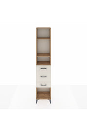 Arges Dolap 3 Raflı 3 Çekmeceli 44x30x221 - S28M149V7A