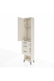 Arges Dolap 2 Raflı 3 Çekmeceli Tek Askılı 44x30x221 - S28M150V1A