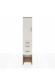 Arges Dolap 2 Raflı 3 Çekmeceli Tek Askılı 44x30x221 - S28M150V7A