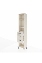 Arges Dolap 3 Raflı 3 Çekmeceli 44x30x221 - S28M152V1A