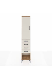 Arges Dolap 2 Raflı 4 Çekmeceli Tek Askılı 44x30x221 - S28M153V7A
