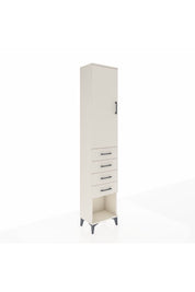 Arges Dolap 3 Raflı 4 Çekmeceli Tek Kapaklı 44x30x221 - S28M154V1A