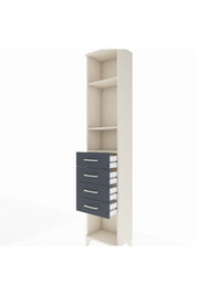 Arges Dolap 3 Raflı 4 Çekmeceli 44x30x221 - S28M155V2A