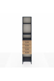 Arges Dolap 3 Raflı 4 Çekmeceli 44x30x221 - S28M155V6A