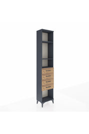 Arges Dolap 3 Raflı 4 Çekmeceli 44x30x221 - S28M155V6A