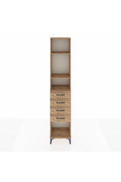 Arges Dolap 3 Raflı 4 Çekmeceli 44x30x221 - S28M155V9A
