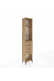 Arges Dolap 3 Raflı 4 Çekmeceli 44x30x221 - S28M155V9A
