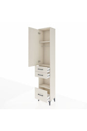 Arges Dolap 3 Raflı 3 Çekmeceli Tek Askılı 44x30x221 - S28M156V1A