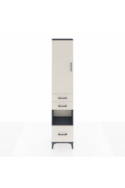 Arges Dolap 3 Raflı 3 Çekmeceli Tek Askılı 44x30x221 - S28M156V4A