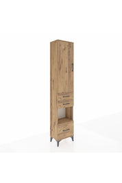 Arges Dolap 3 Raflı 3 Çekmeceli Tek Askılı 44x30x221 - S28M156V9A