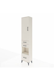 Arges Dolap 4 Raflı 3 Çekmeceli Tek Kapaklı 44x30x221 - S28M157V1A