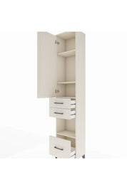 Arges Dolap 4 Raflı 3 Çekmeceli Tek Kapaklı 44x30x221 - S28M157V1A