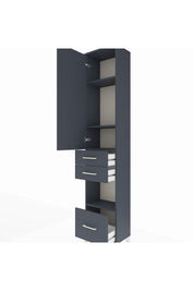 Arges Dolap 4 Raflı 3 Çekmeceli Tek Kapaklı 44x30x221 - S28M157V5A