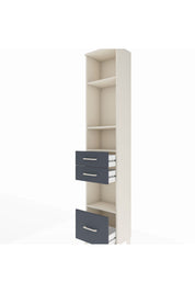 Arges Dolap 4 Raflı 3 Çekmeceli 44x30x221 - S28M158V2A