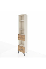 Arges Dolap 4 Raflı 3 Çekmeceli 44x30x221 - S28M158V3A