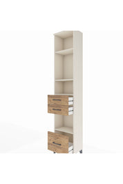 Arges Dolap 4 Raflı 3 Çekmeceli 44x30x221 - S28M158V3A