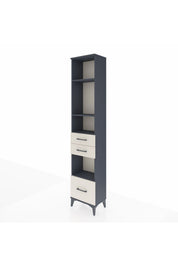 Arges Dolap 4 Raflı 3 Çekmeceli 44x30x221 - S28M158V4A