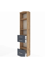 Arges Dolap 4 Raflı 3 Çekmeceli 44x30x221 - S28M158V8A