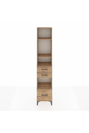 Arges Dolap 4 Raflı 3 Çekmeceli 44x30x221 - S28M158V9A
