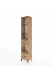 Arges Dolap 4 Raflı 3 Çekmeceli 44x30x221 - S28M158V9A