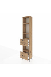 Arges Dolap 4 Raflı 3 Çekmeceli 44x30x221 - S28M158V9A